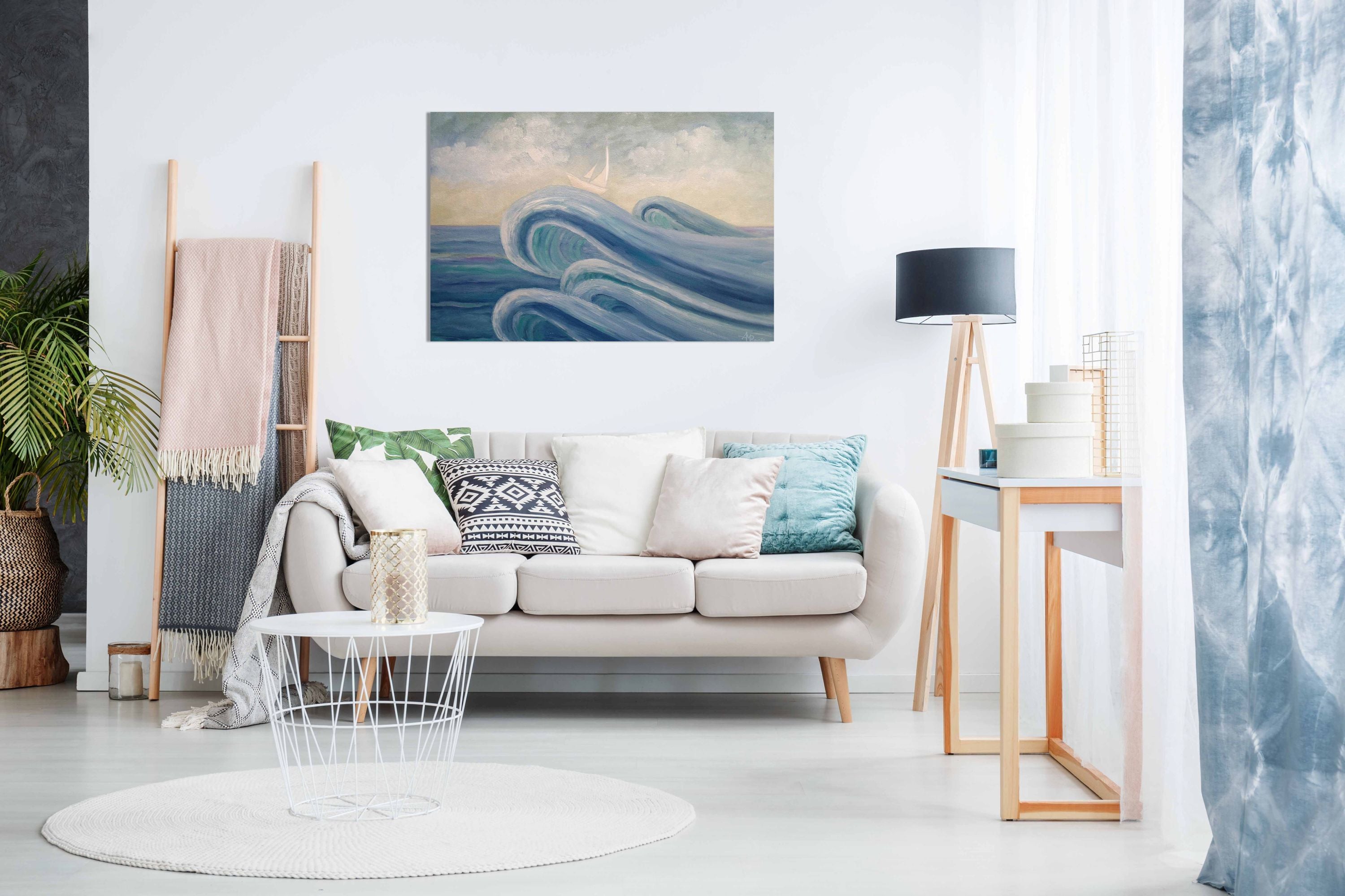 Crowning the Waves, Pictures for Home Walls, Bedroom, Living Room & Bathroom Decor