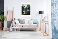Cupid Inspiring Plants with Love , Pictures for Home Walls, Bedroom, Living Room & Bathroom Decor