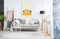 Digital Nomad, Pictures for Home Walls, Bedroom, Living Room & Bathroom Decor