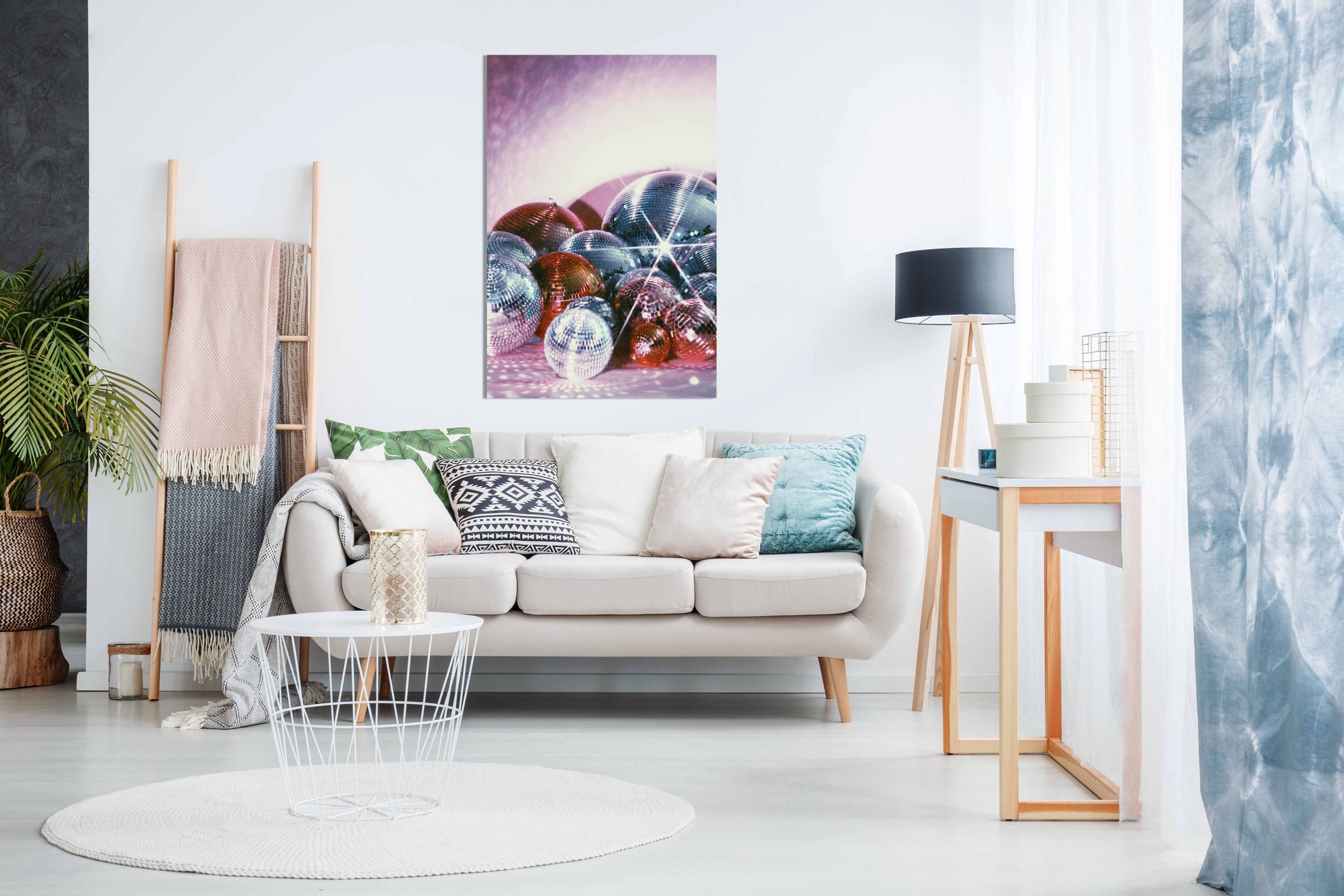 Disco Ball Party, Pictures for Home Walls, Bedroom, Living Room & Bathroom Decor