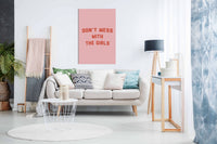 Dont Mess With the Girls, Pictures for Home Walls, Bedroom, Living Room & Bathroom Decor