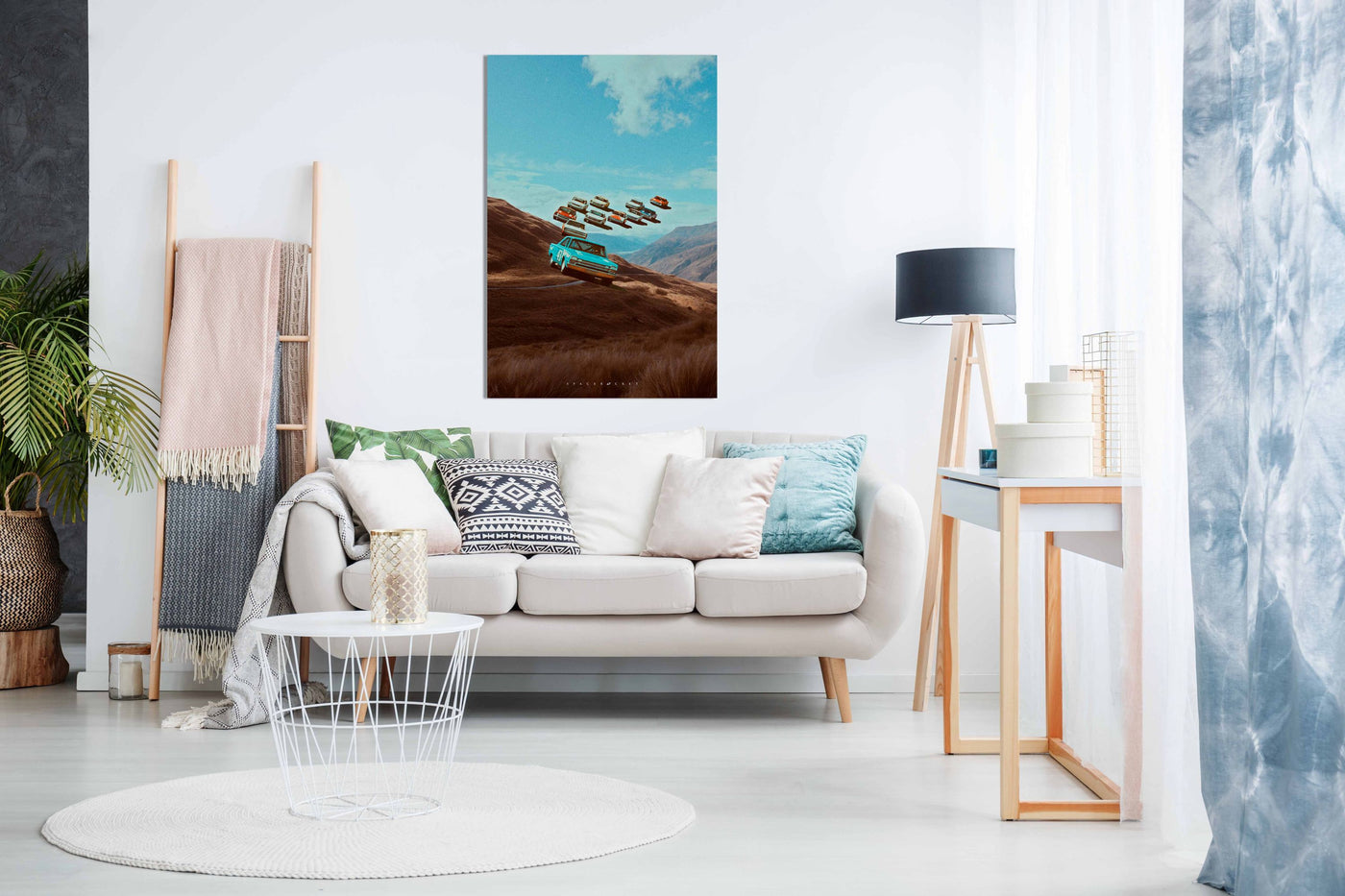 Driving on the Mountain, Pictures for Home Walls, Bedroom, Living Room & Bathroom Decor
