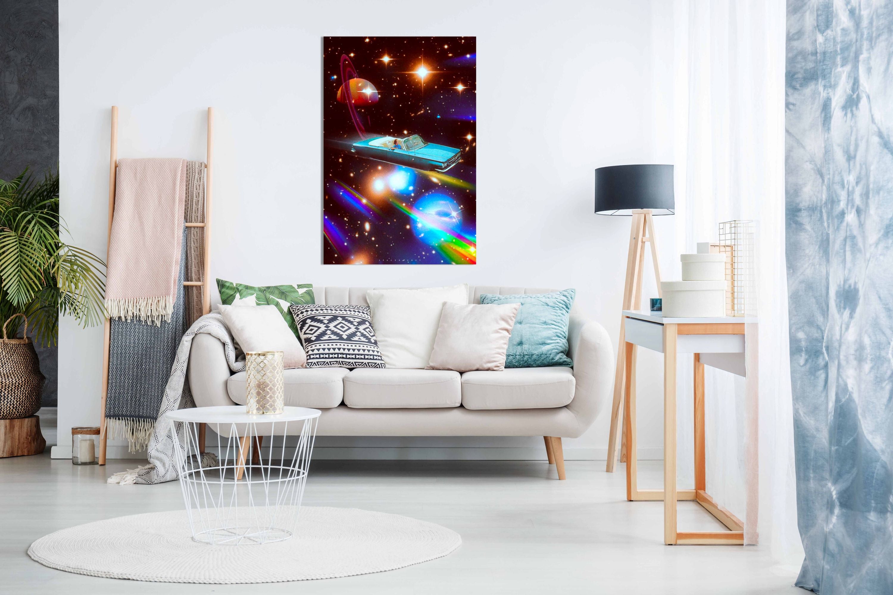 Driving through Space, Pictures for Home Walls, Bedroom, Living Room & Bathroom Decor