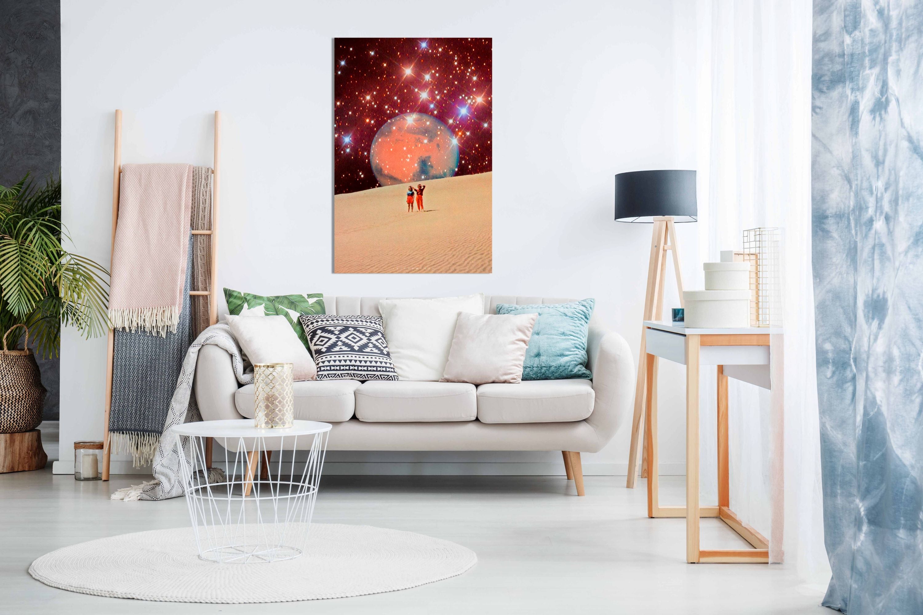 Duo in the Galaxy, Pictures for Home Walls, Bedroom, Living Room & Bathroom Decor