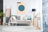 Earth, Pictures for Home Walls, Bedroom, Living Room & Bathroom Decor
