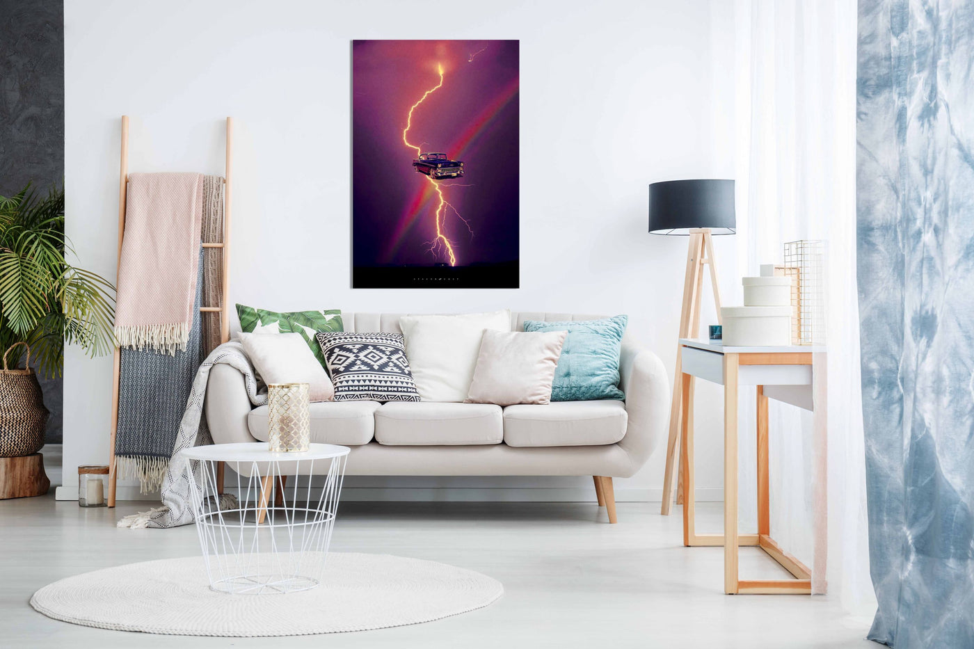 Electric Lightning, Pictures for Home Walls, Bedroom, Living Room & Bathroom Decor