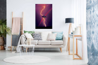 Electric Lightning, Pictures for Home Walls, Bedroom, Living Room & Bathroom Decor
