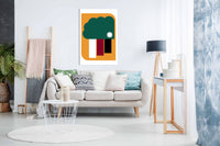 Every Cloud Mustard, Pictures for Home Walls, Bedroom, Living Room & Bathroom Decor