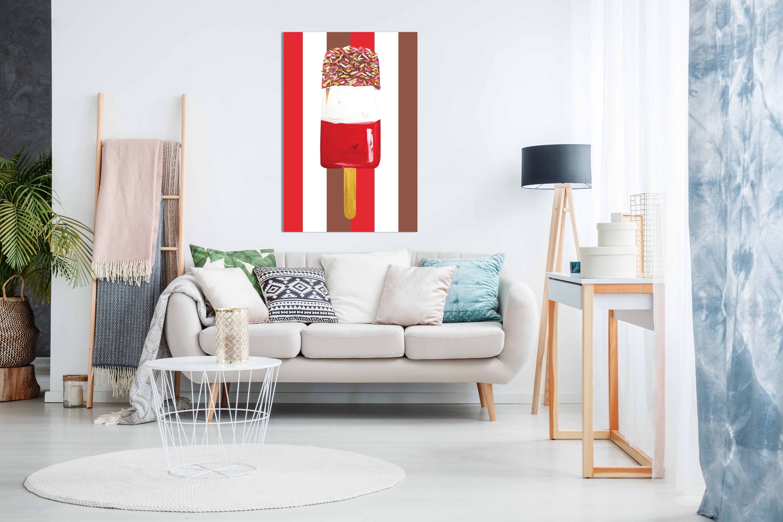 Fab Stripes, Pictures for Home Walls, Bedroom, Living Room & Bathroom Decor
