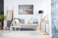 Family flamingos., Pictures for Home Walls, Bedroom, Living Room & Bathroom Decor