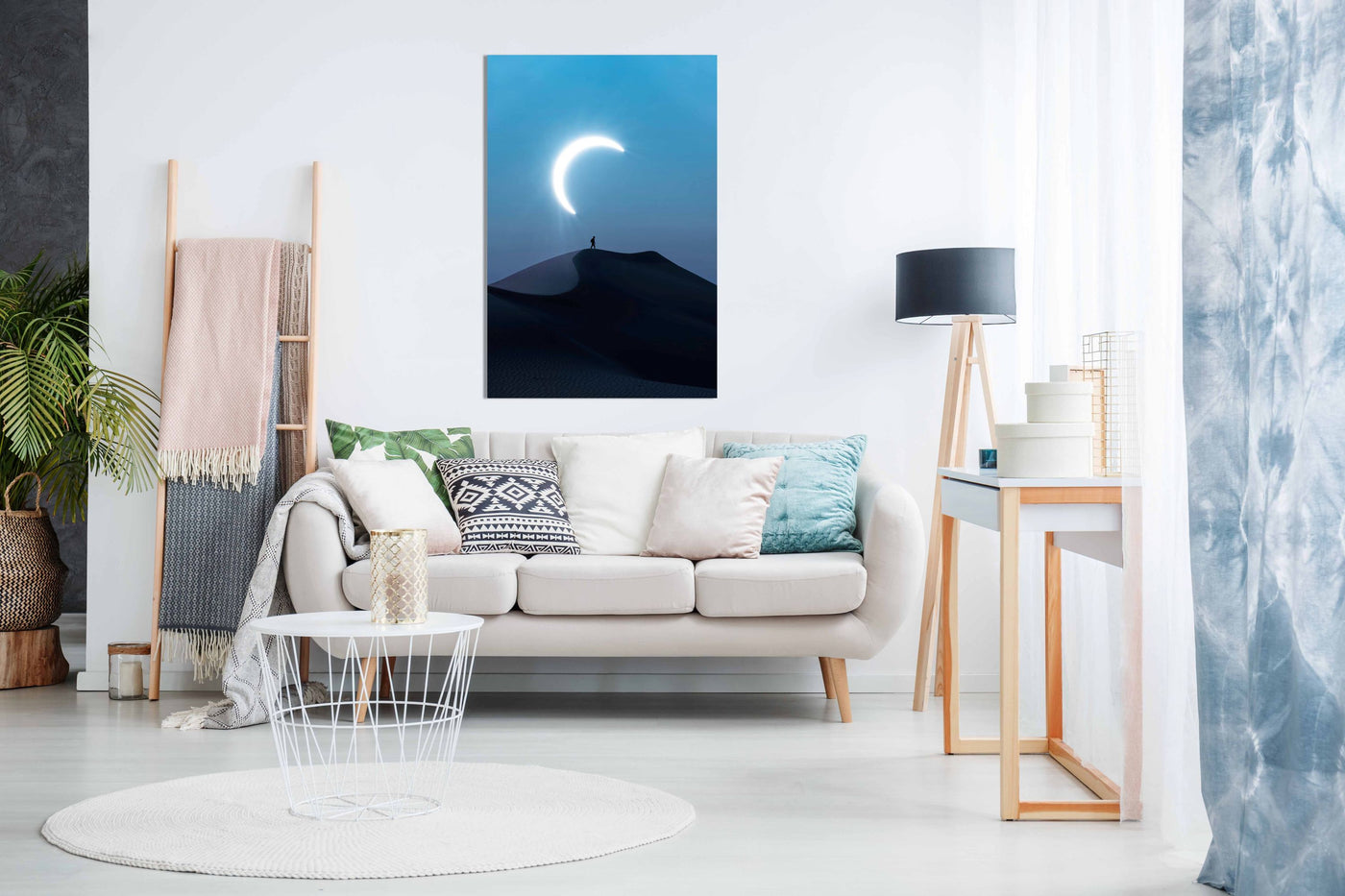 Fascinating View of the Solar Eclipse, Pictures for Home Walls, Bedroom, Living Room & Bathroom Decor