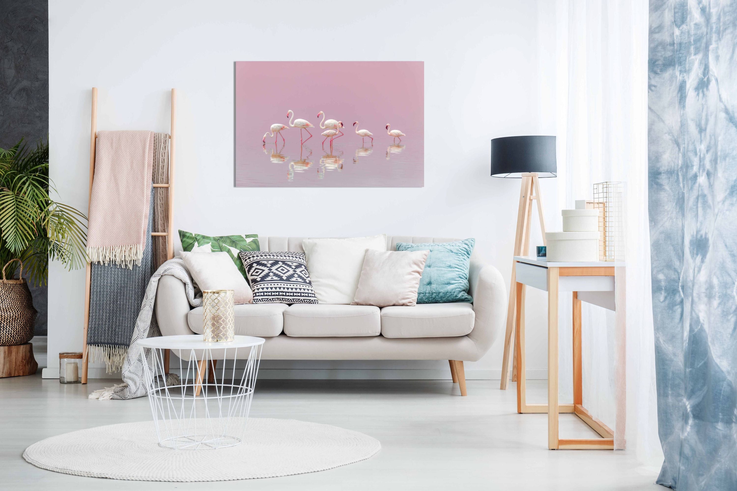 Flamingos, Pictures for Home Walls, Bedroom, Living Room & Bathroom Decor