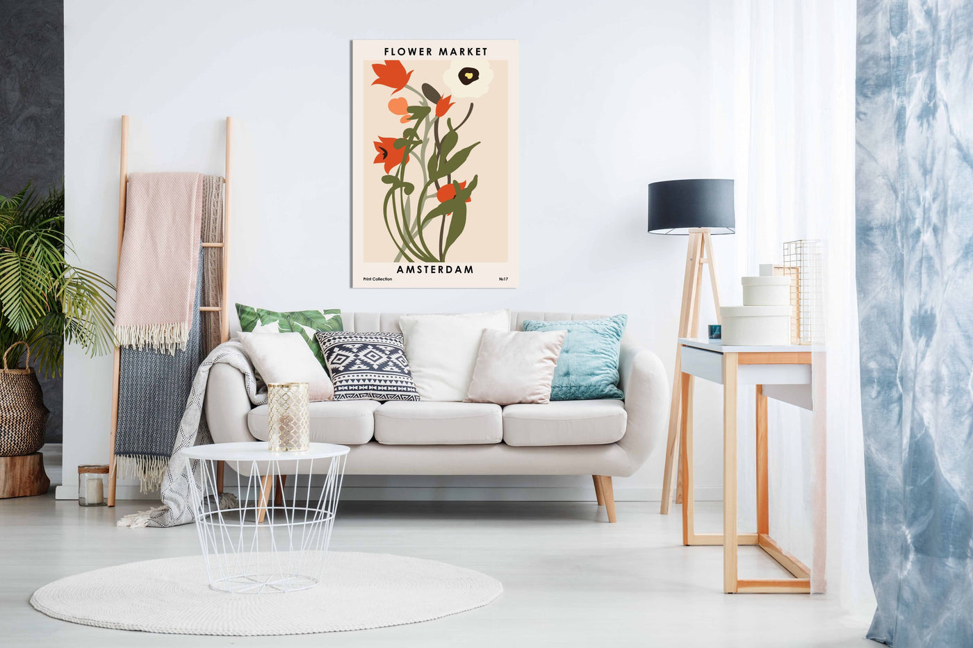 Flower Market Amsterdam, Pictures for Home Walls, Bedroom, Living Room & Bathroom Decor