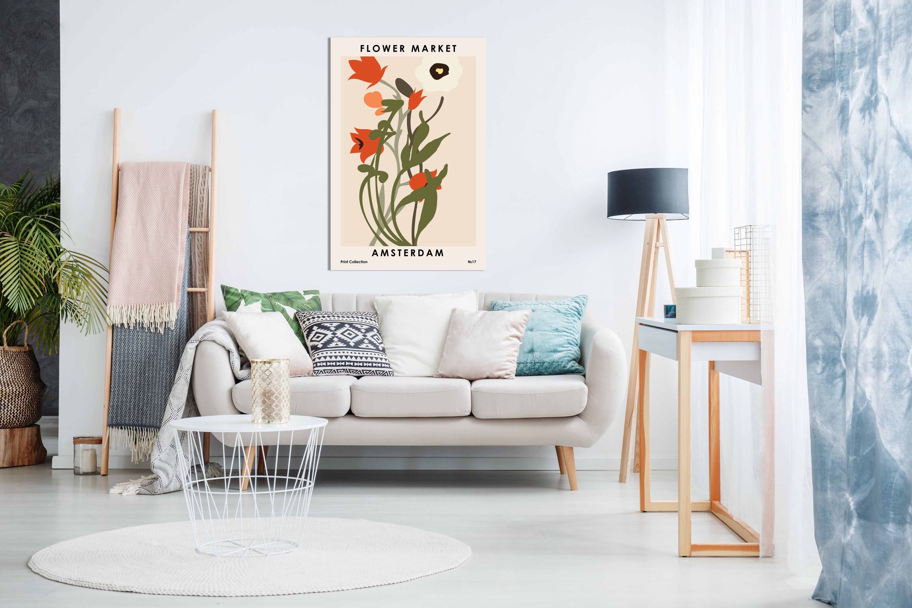 Flower Market Amsterdam, Pictures for Home Walls, Bedroom, Living Room & Bathroom Decor