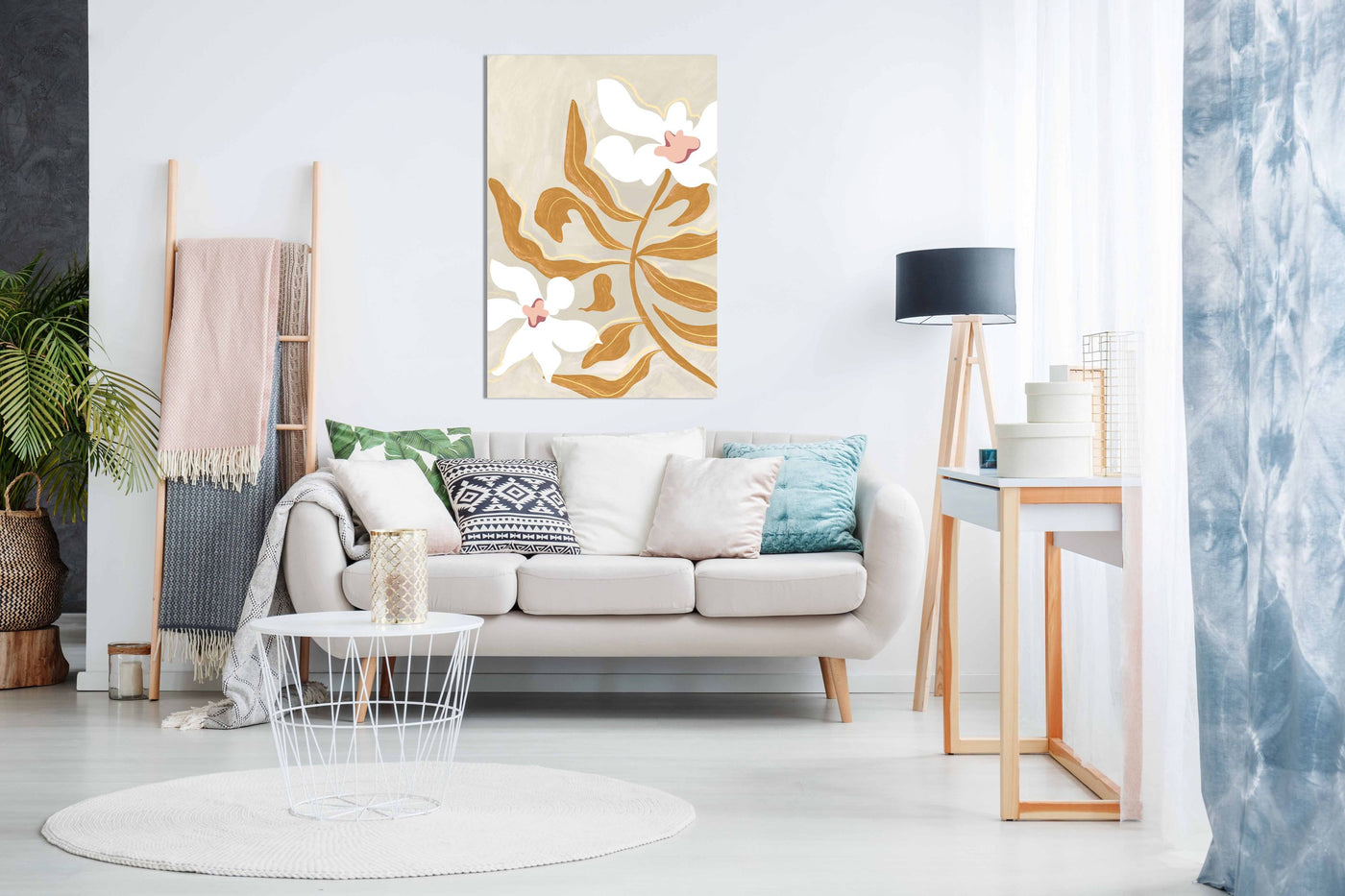 Flowerflowerflower Canvas Print, Pictures for Home Walls, Bedroom, Living Room & Bathroom Decor