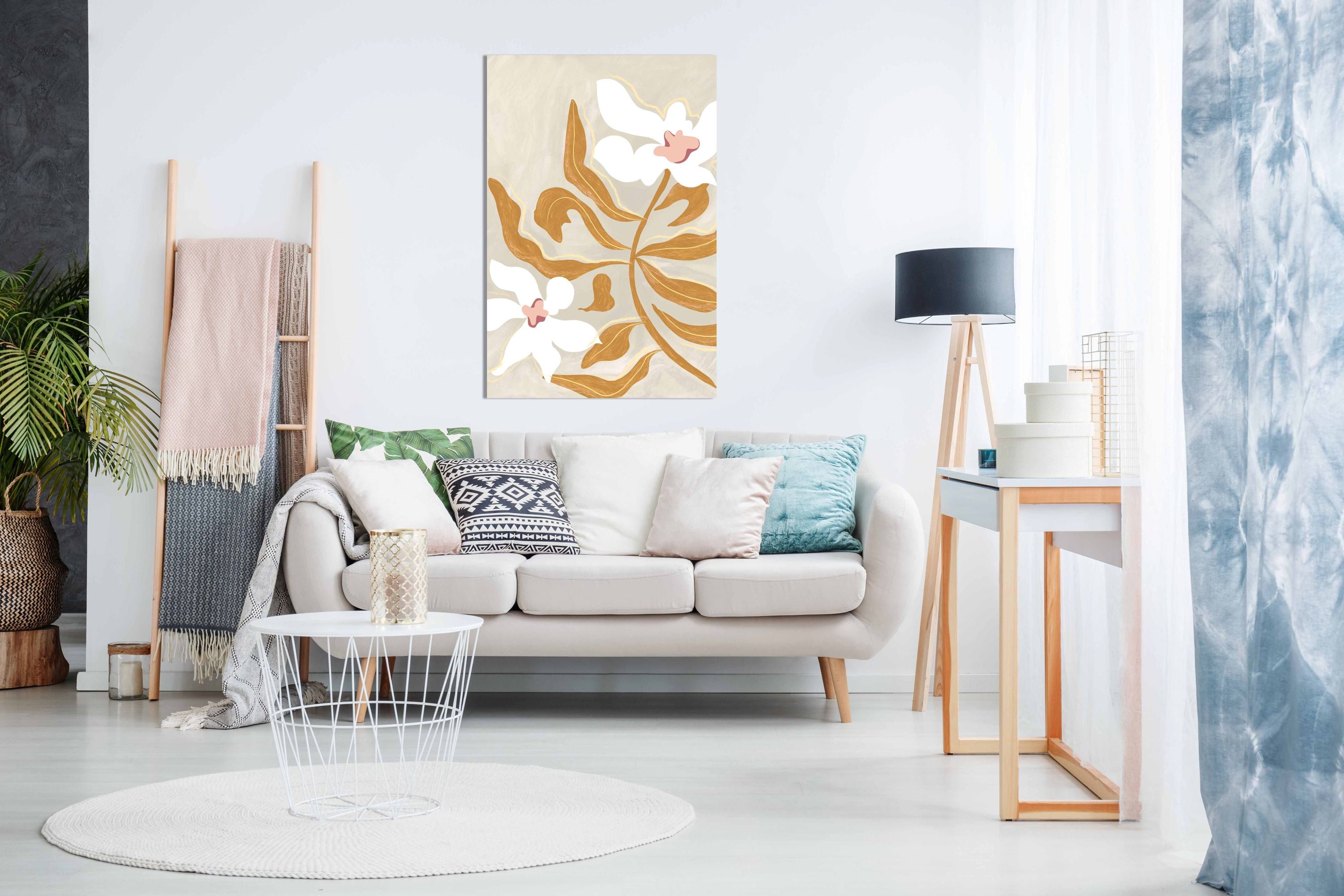 Flowerflowerflower Canvas Print, Pictures for Home Walls, Bedroom, Living Room & Bathroom Decor