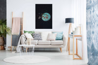 Flying to Earth, Pictures for Home Walls, Bedroom, Living Room & Bathroom Decor