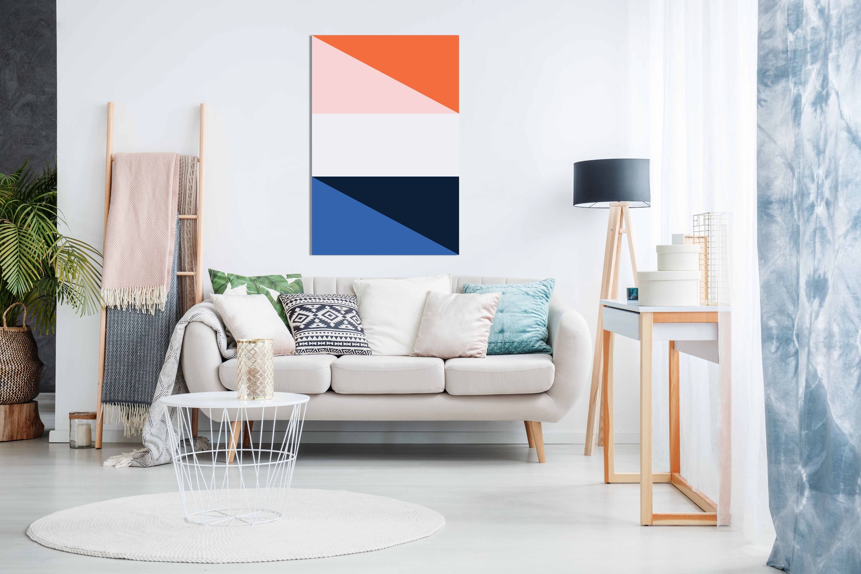 Four Triangles, Pictures for Home Walls, Bedroom, Living Room & Bathroom Decor