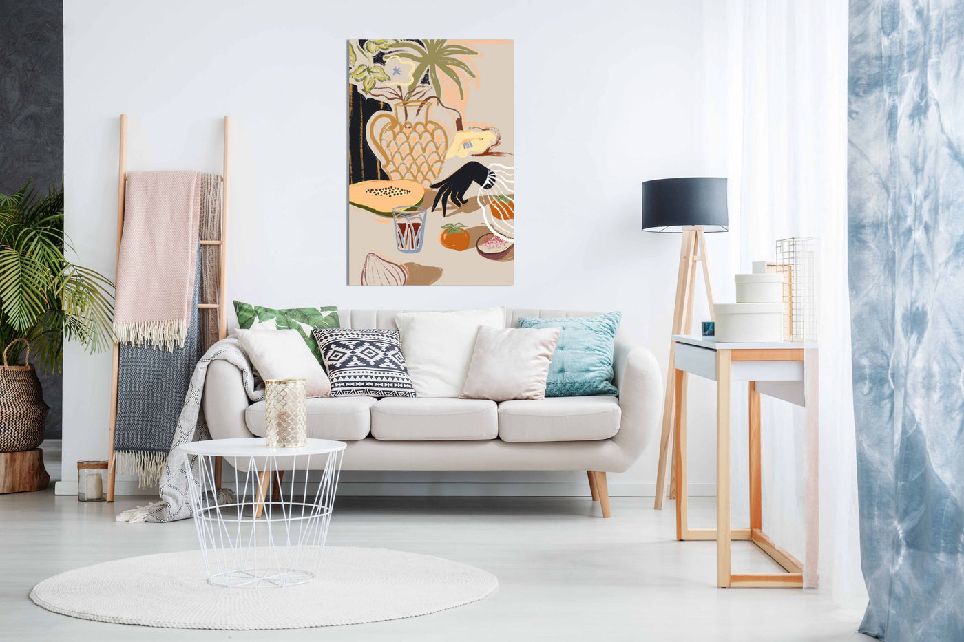 Fruitful Spread Canvas Print, Pictures for Home Walls, Bedroom, Living Room & Bathroom Decor