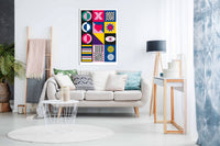 GEOMETRIC, Pictures for Home Walls, Bedroom, Living Room & Bathroom Decor
