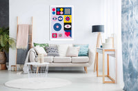GEOMETRIC II, Pictures for Home Walls, Bedroom, Living Room & Bathroom Decor