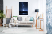 Galaxies Reflection Canvas Print, Pictures for Home Walls, Bedroom, Living Room & Bathroom Decor