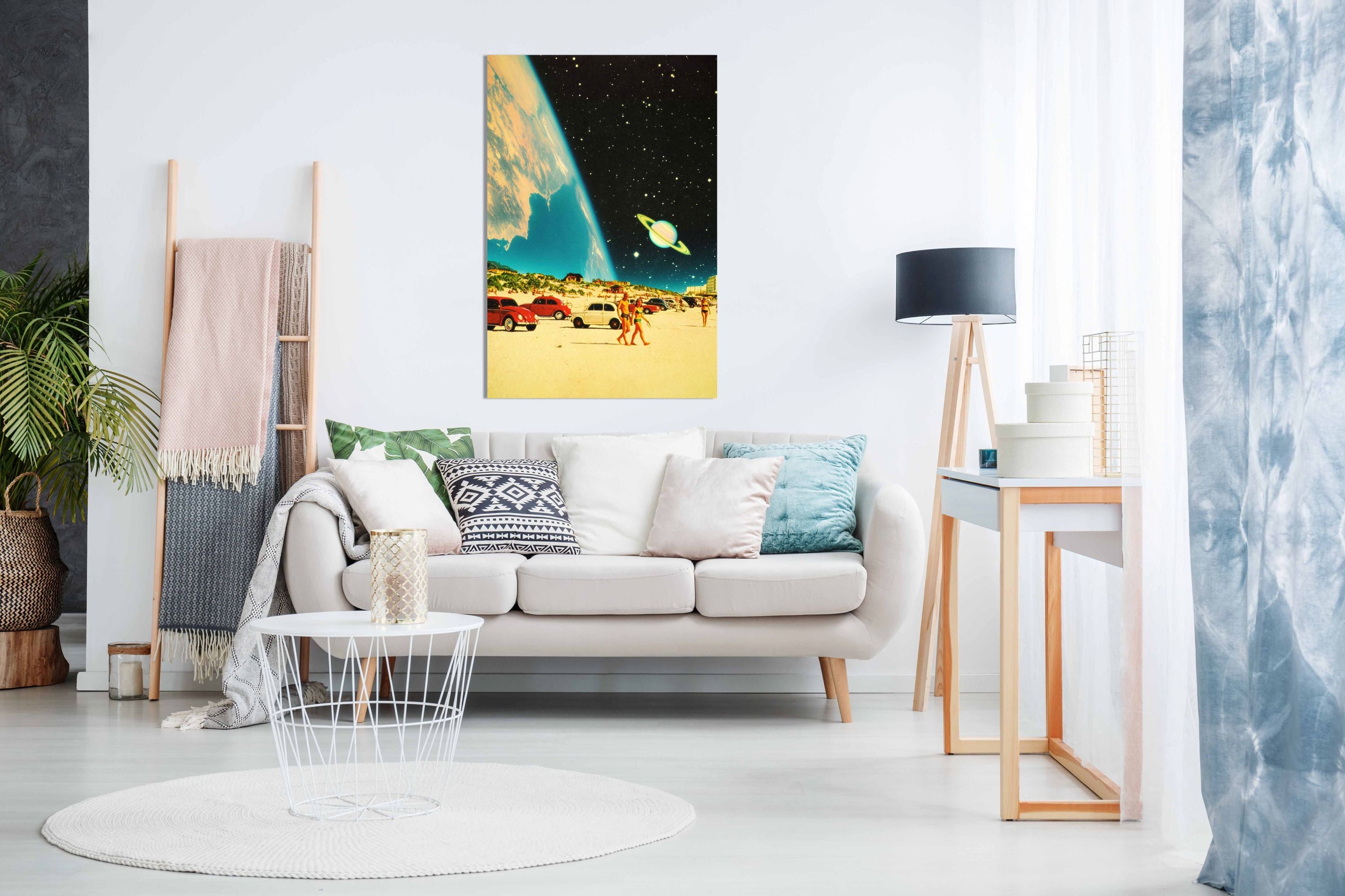 Galaxy Beach, Pictures for Home Walls, Bedroom, Living Room & Bathroom Decor
