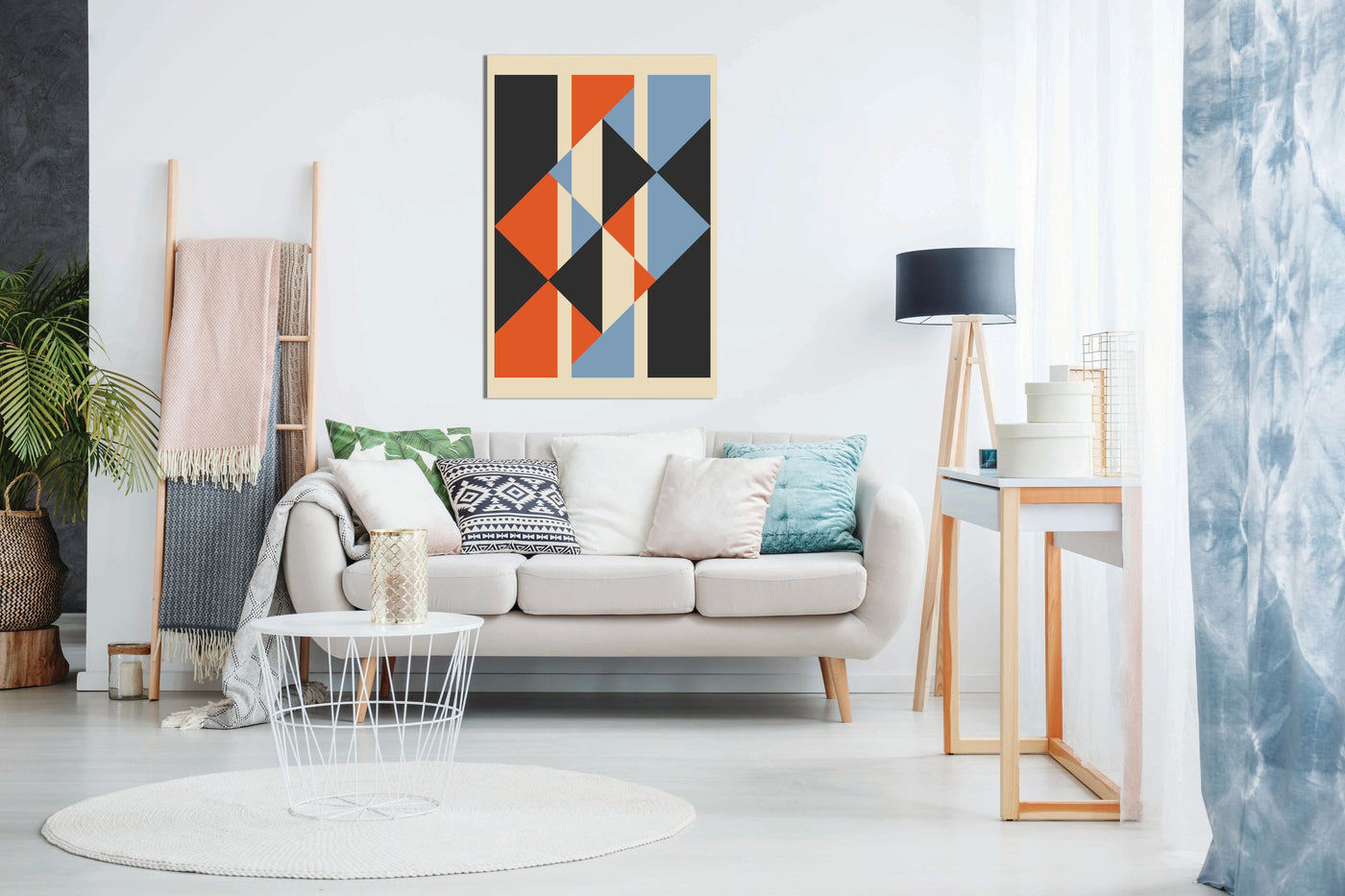 Geometric Patterns #2, Pictures for Home Walls, Bedroom, Living Room & Bathroom Decor
