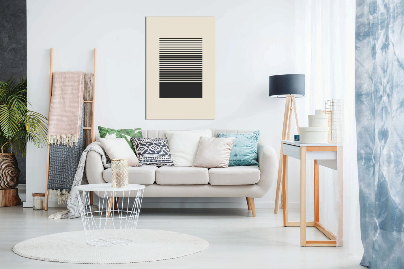 Geometric Squares #3, Pictures for Home Walls, Bedroom, Living Room & Bathroom Decor