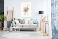 Giraffe Canvas Print, Pictures for Home Walls, Bedroom, Living Room & Bathroom Decor