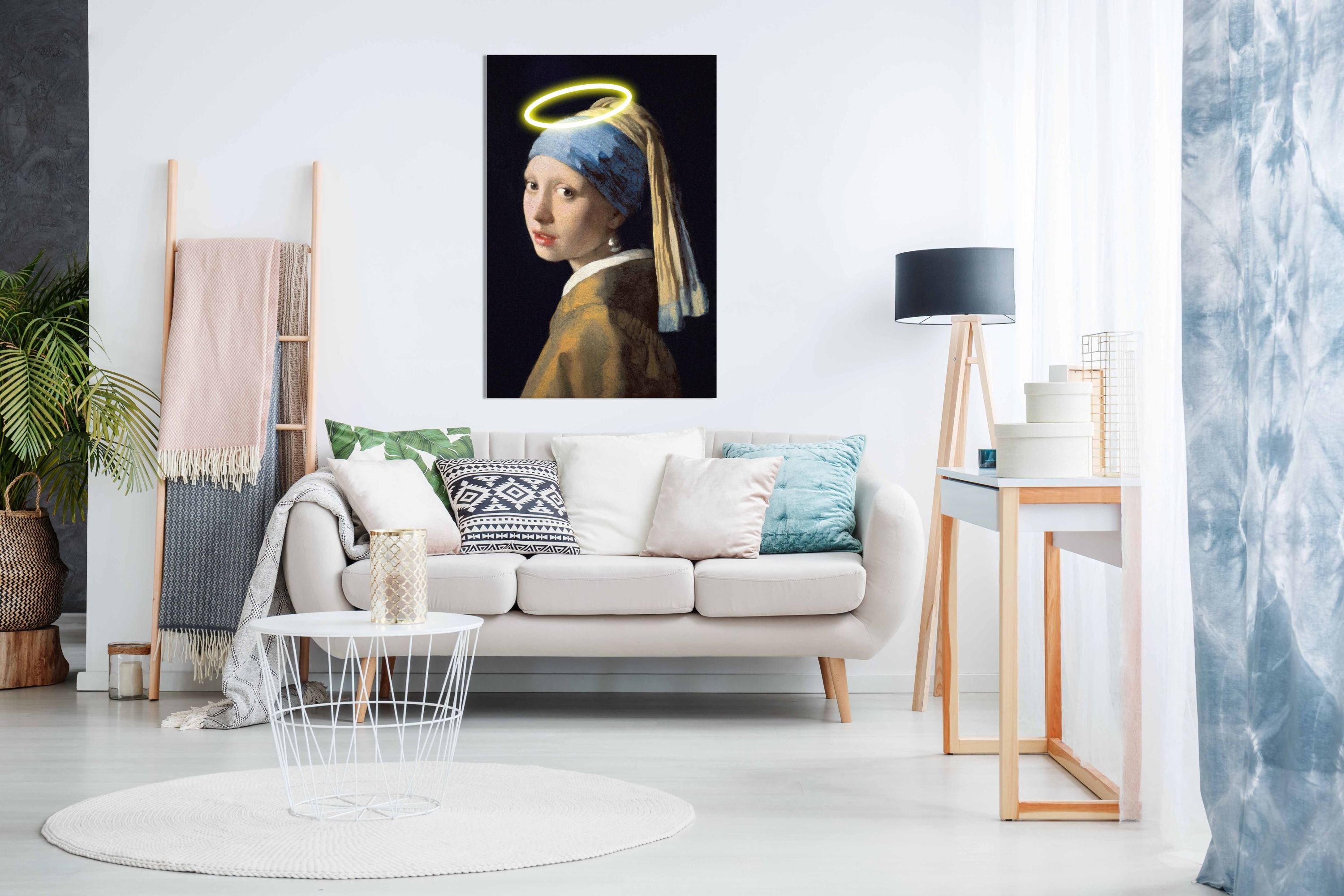 Girl With A Halo, Pictures for Home Walls, Bedroom, Living Room & Bathroom Decor