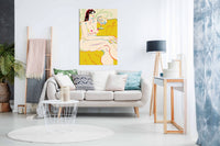 Girl With A Wineglass, Pictures for Home Walls, Bedroom, Living Room & Bathroom Decor