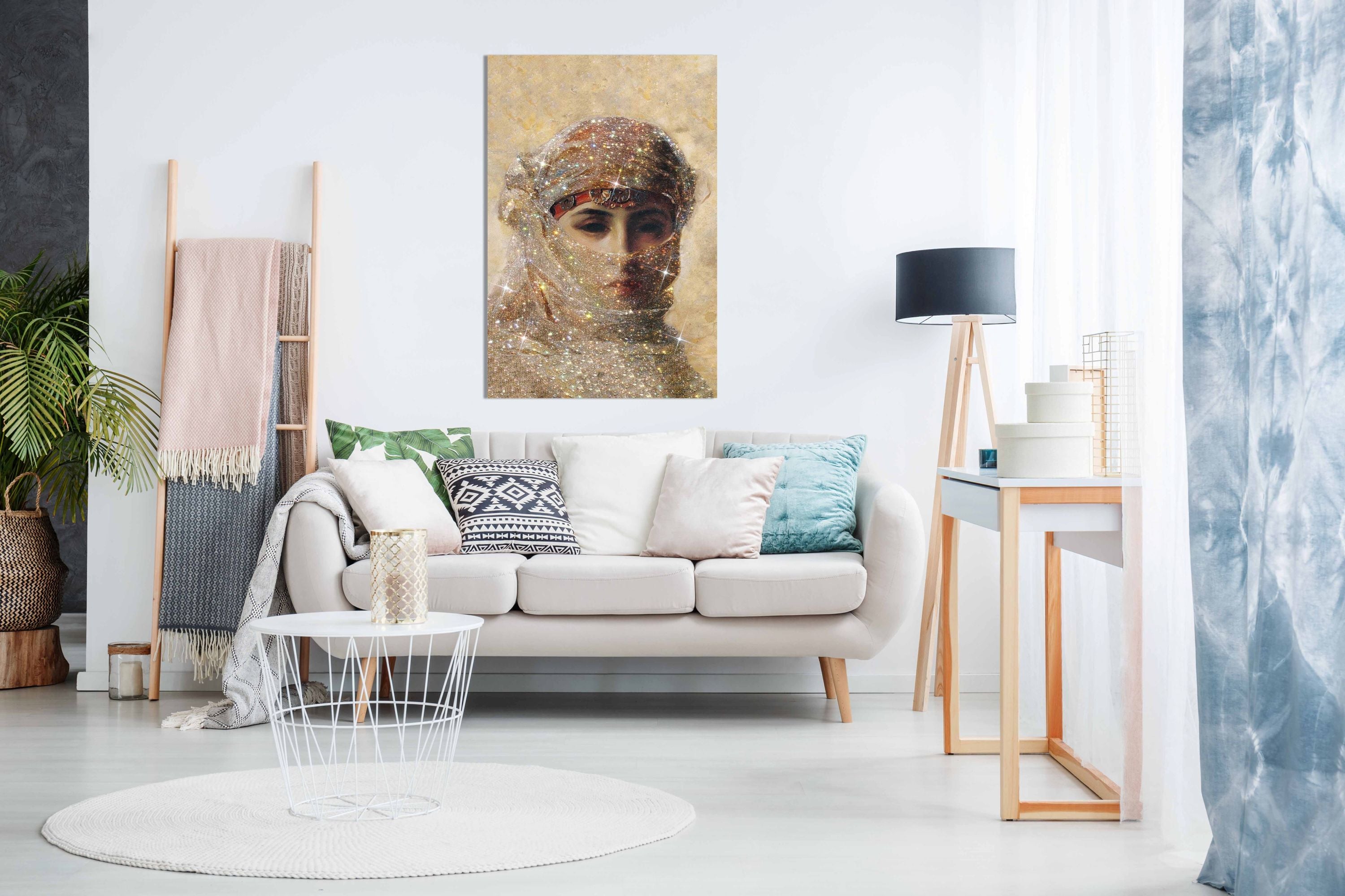Glittered Beauty, Pictures for Home Walls, Bedroom, Living Room & Bathroom Decor