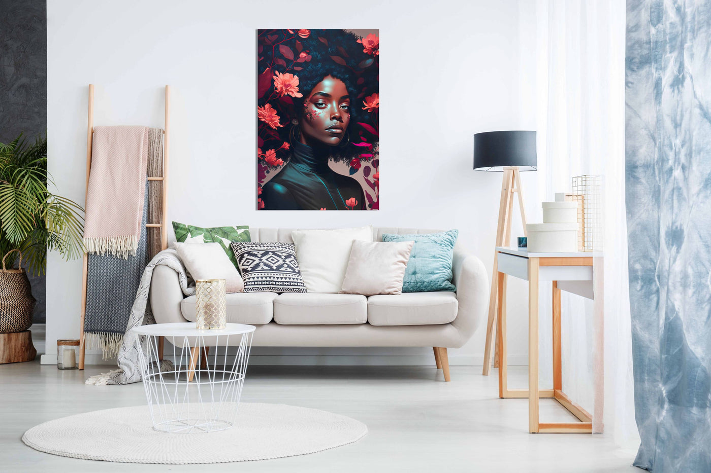 Goddess Of The Flowers, Pictures for Home Walls, Bedroom, Living Room & Bathroom Decor