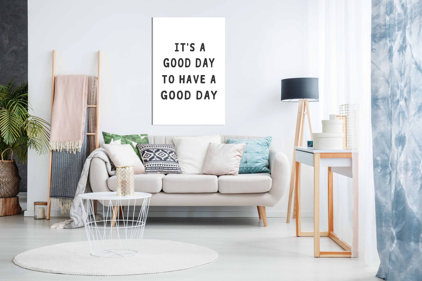 Good Day, Pictures for Home Walls, Bedroom, Living Room & Bathroom Decor