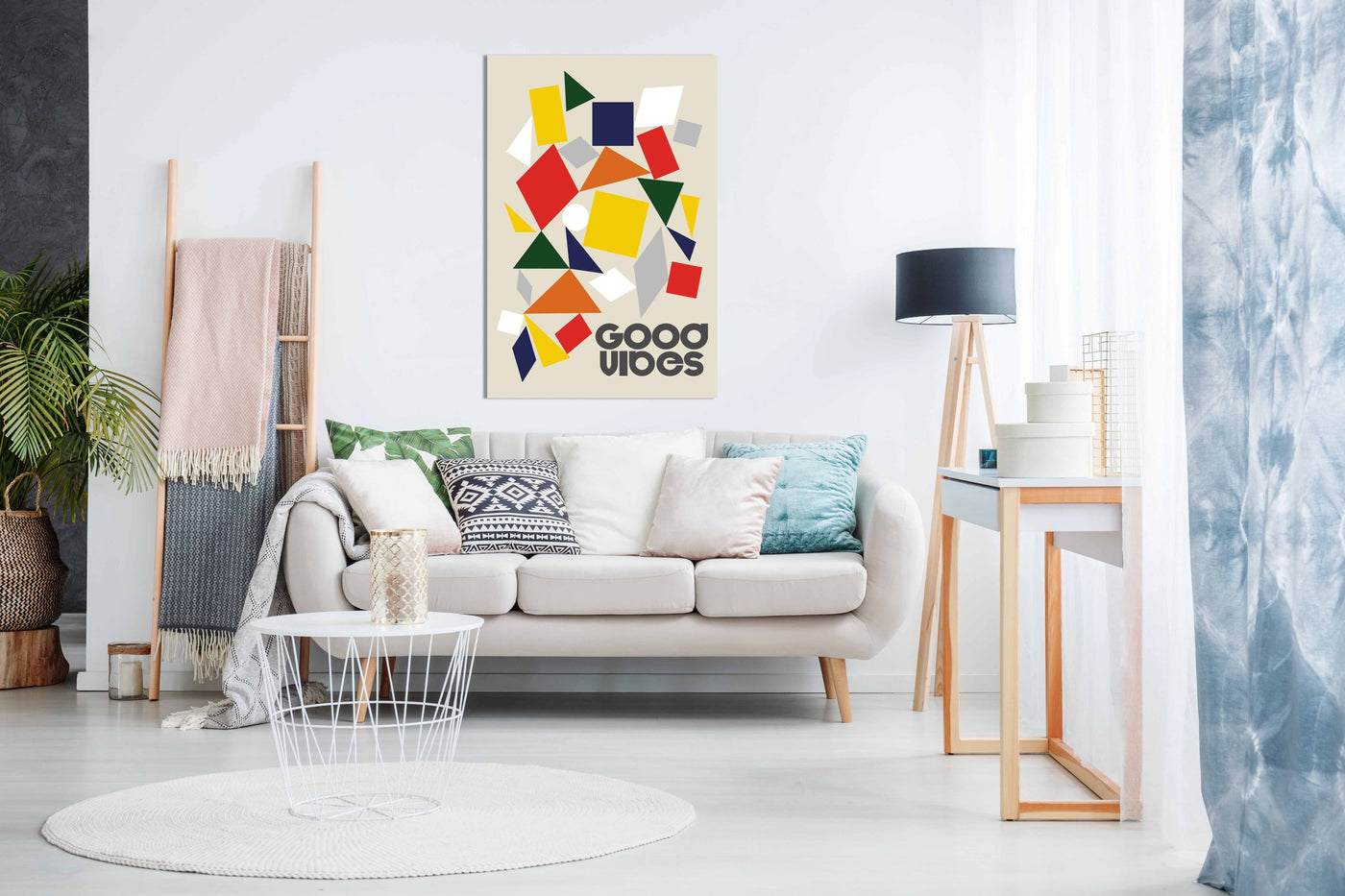 Good Vibes Pieces, Pictures for Home Walls, Bedroom, Living Room & Bathroom Decor