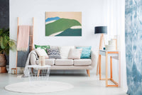Green mountains from Momoyogusa, Pictures for Home Walls, Bedroom, Living Room & Bathroom Decor