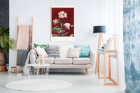 HAbrdaceous Peony no2, Pictures for Home Walls, Bedroom, Living Room & Bathroom Decor
