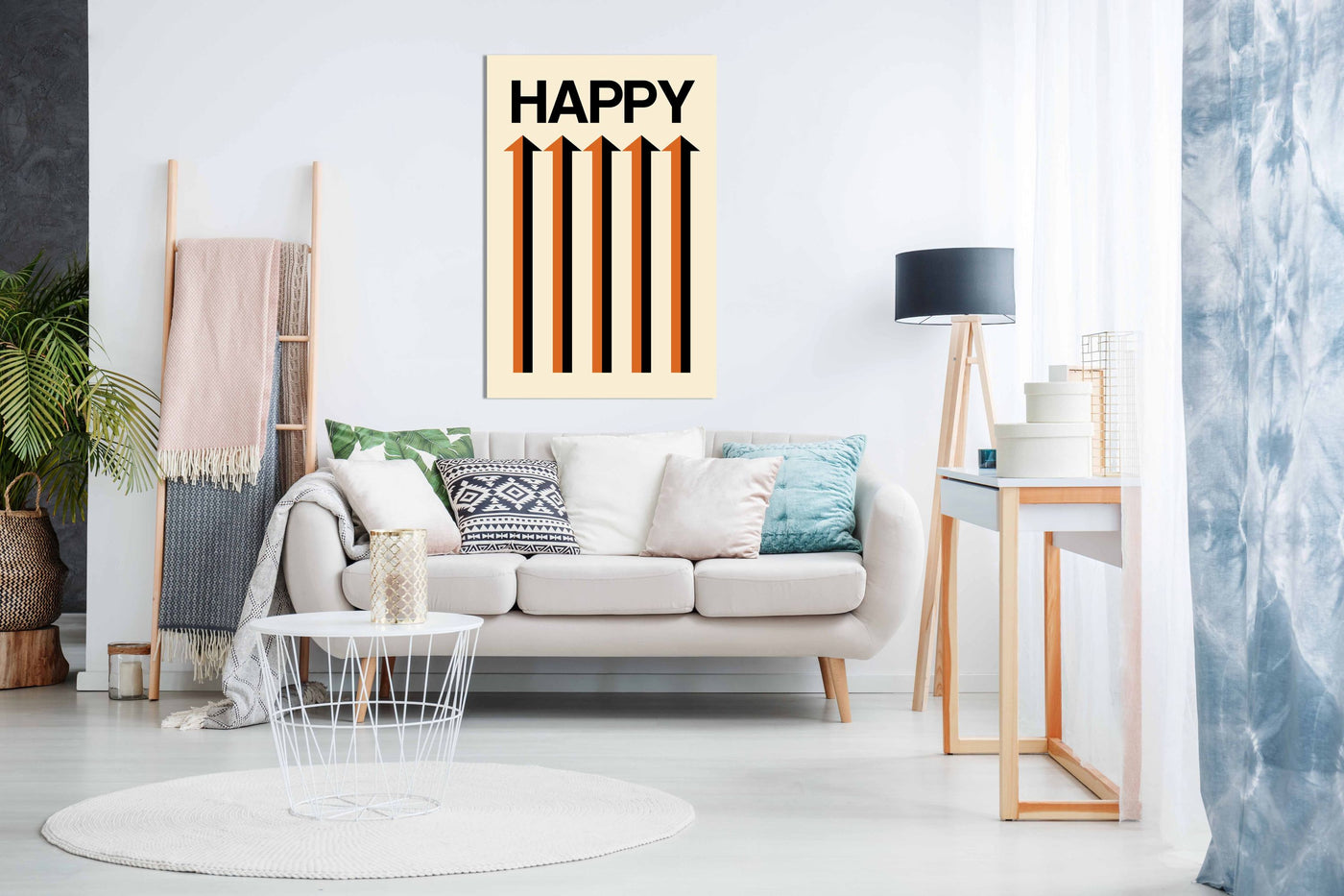 Happy Cream, Pictures for Home Walls, Bedroom, Living Room & Bathroom Decor