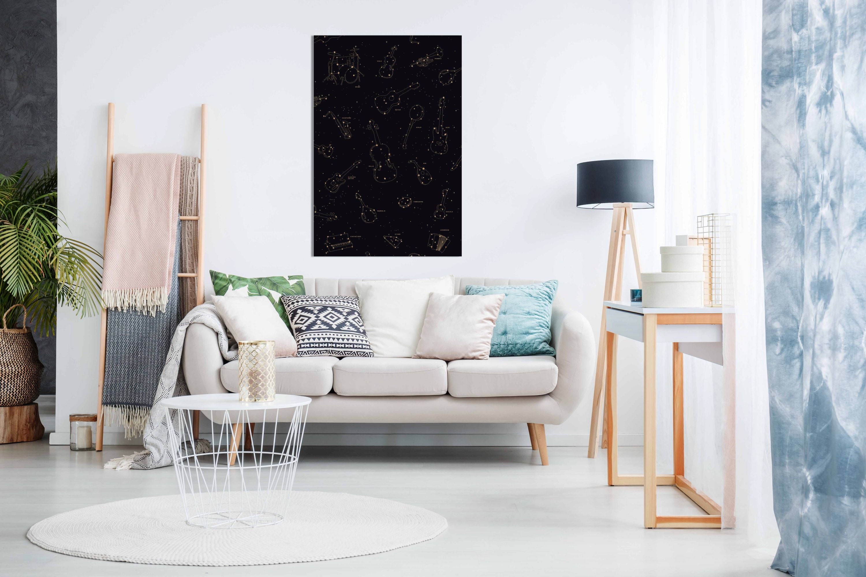 Heavens Music, Pictures for Home Walls, Bedroom, Living Room & Bathroom Decor