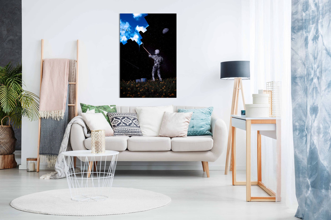 Hello Blue Sky, Pictures for Home Walls, Bedroom, Living Room & Bathroom Decor