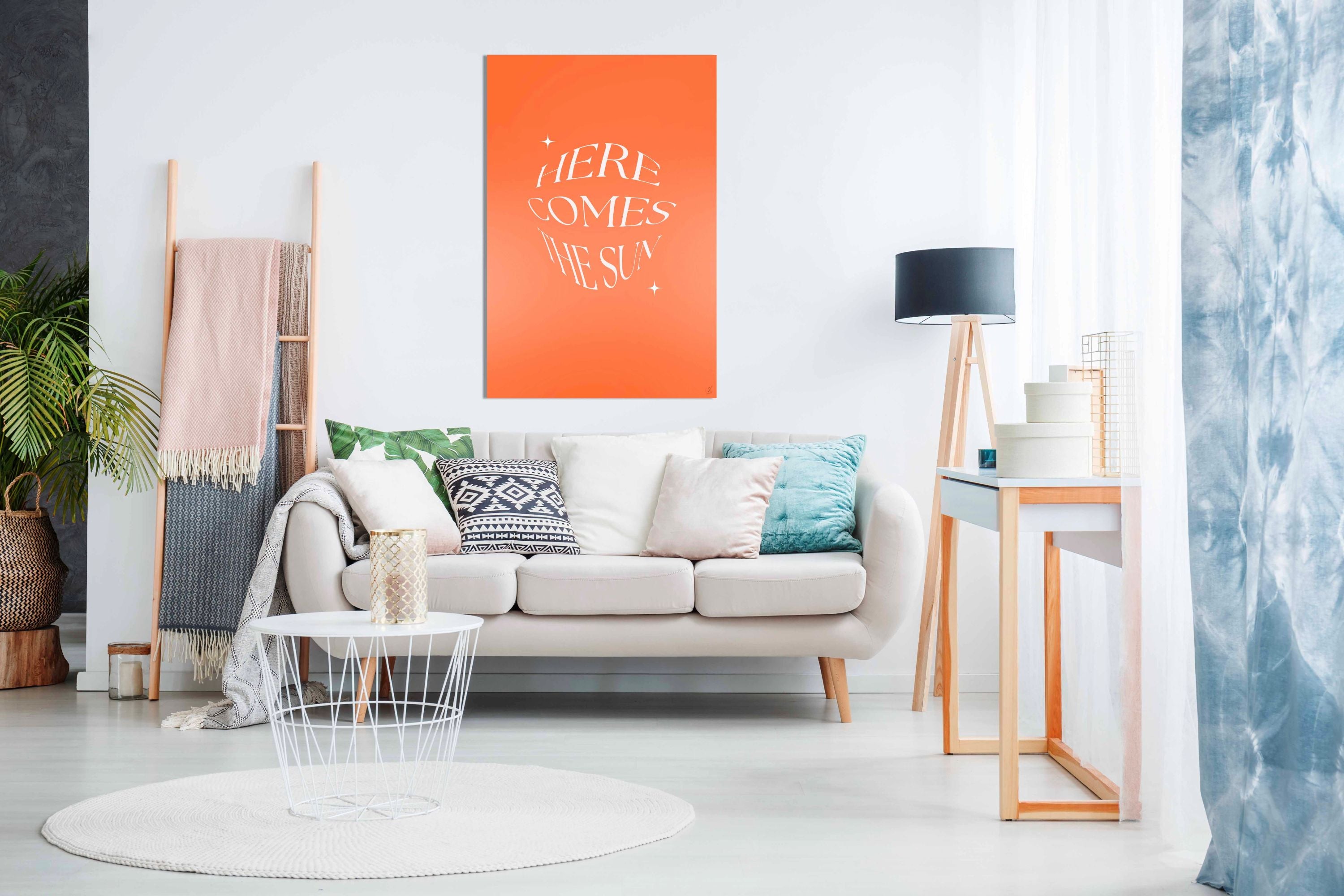 Here Comes The Suny, Pictures for Home Walls, Bedroom, Living Room & Bathroom Decor