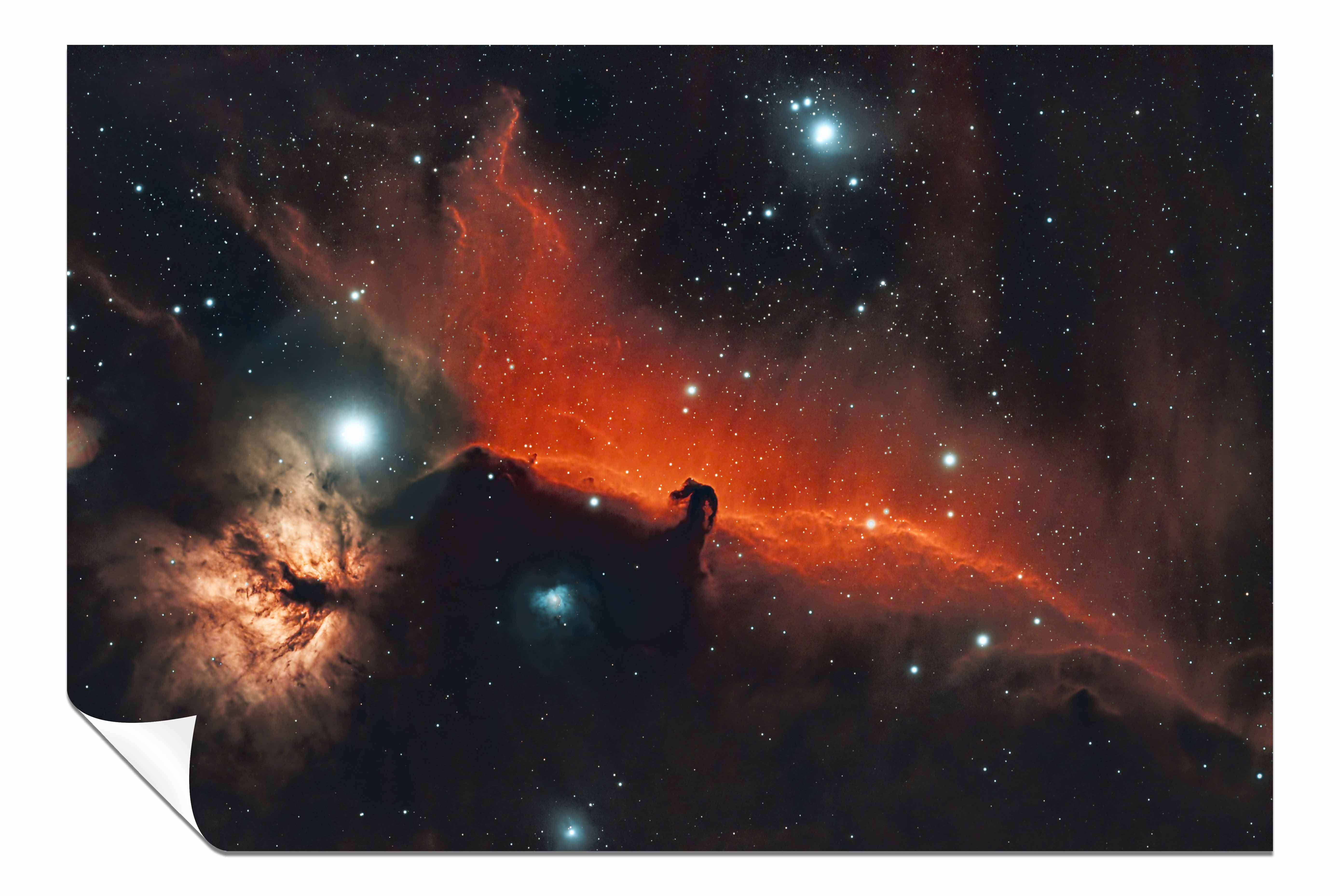 Horsehead and Flame Nebula, Pictures for Home Walls, Bedroom, Living Room & Bathroom Decor