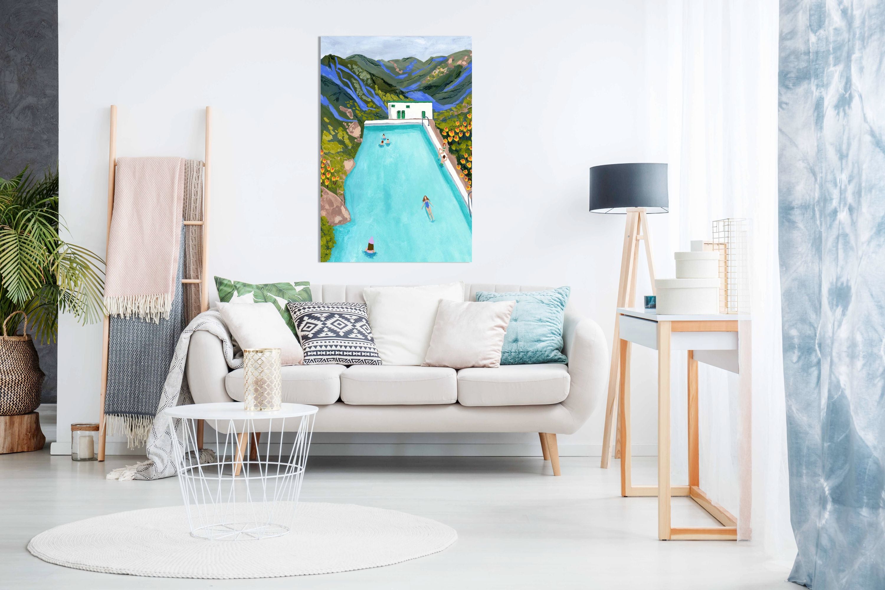 Hotsprings, Pictures for Home Walls, Bedroom, Living Room & Bathroom Decor