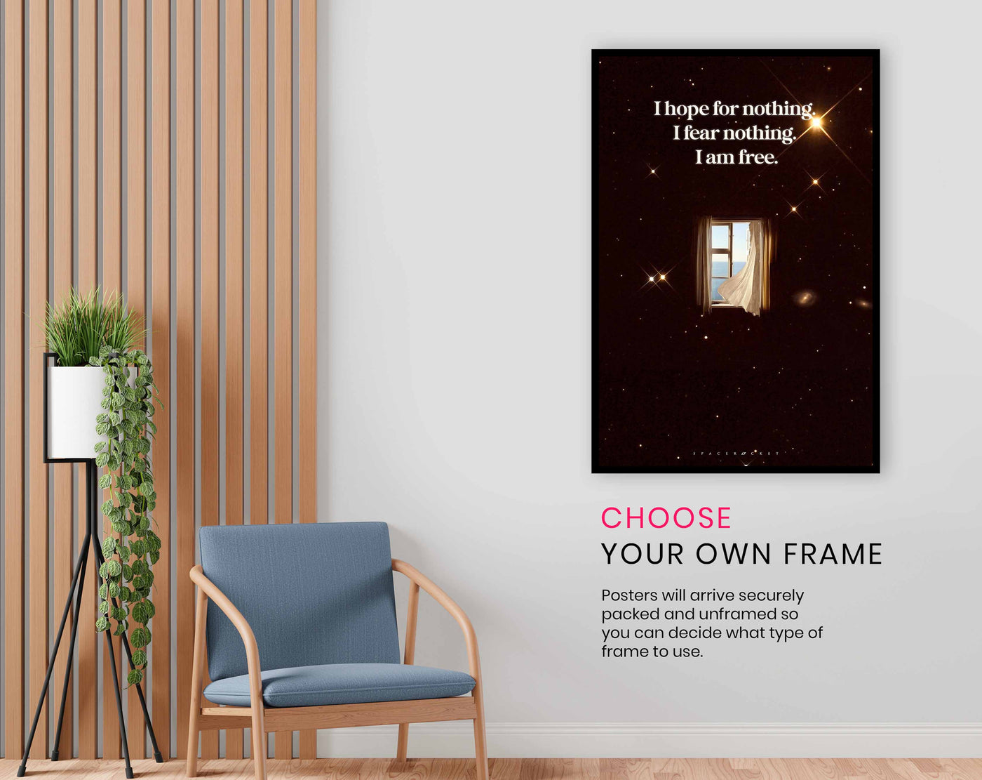 I Hope for Nothing, Pictures for Home Walls, Bedroom, Living Room & Bathroom Decor