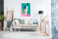Ice Cream, Pictures for Home Walls, Bedroom, Living Room & Bathroom Decor