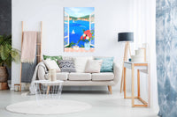 Island View, Pictures for Home Walls, Bedroom, Living Room & Bathroom Decor
