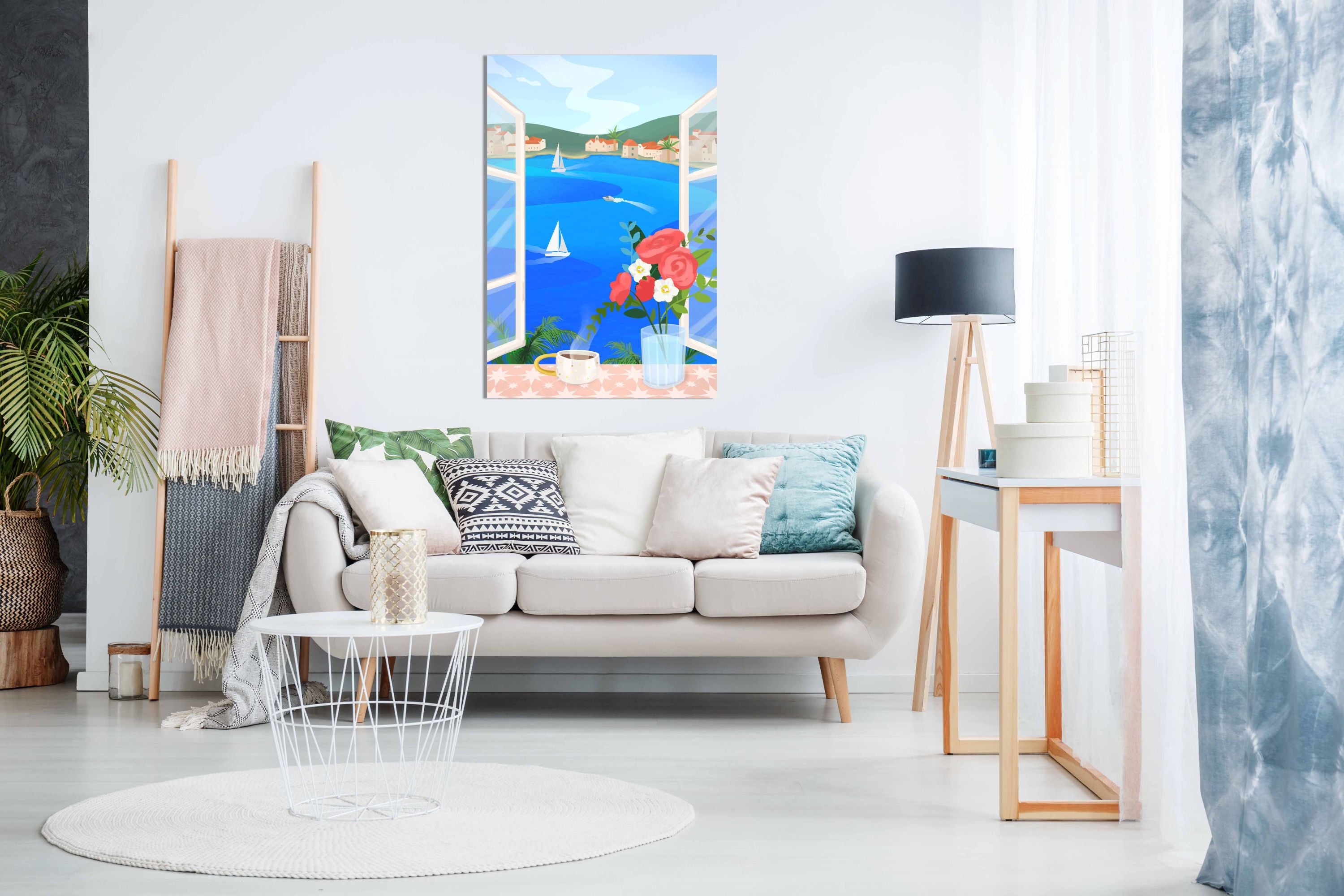 Island View, Pictures for Home Walls, Bedroom, Living Room & Bathroom Decor