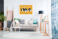 Japanese Red Crown Crane, Pictures for Home Walls, Bedroom, Living Room & Bathroom Decor
