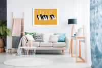 Japanese Red Crown Crane, Pictures for Home Walls, Bedroom, Living Room & Bathroom Decor